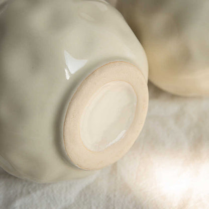 Vase Pearl Handle Ceramic Milk Pot Living Room Decorations