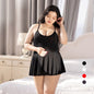 Women's Plus Size Suspender Skirt Suit Underwear