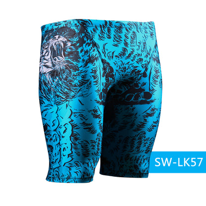 Men's Professional Swimsuit Five-point Pants Plus Size Boxer