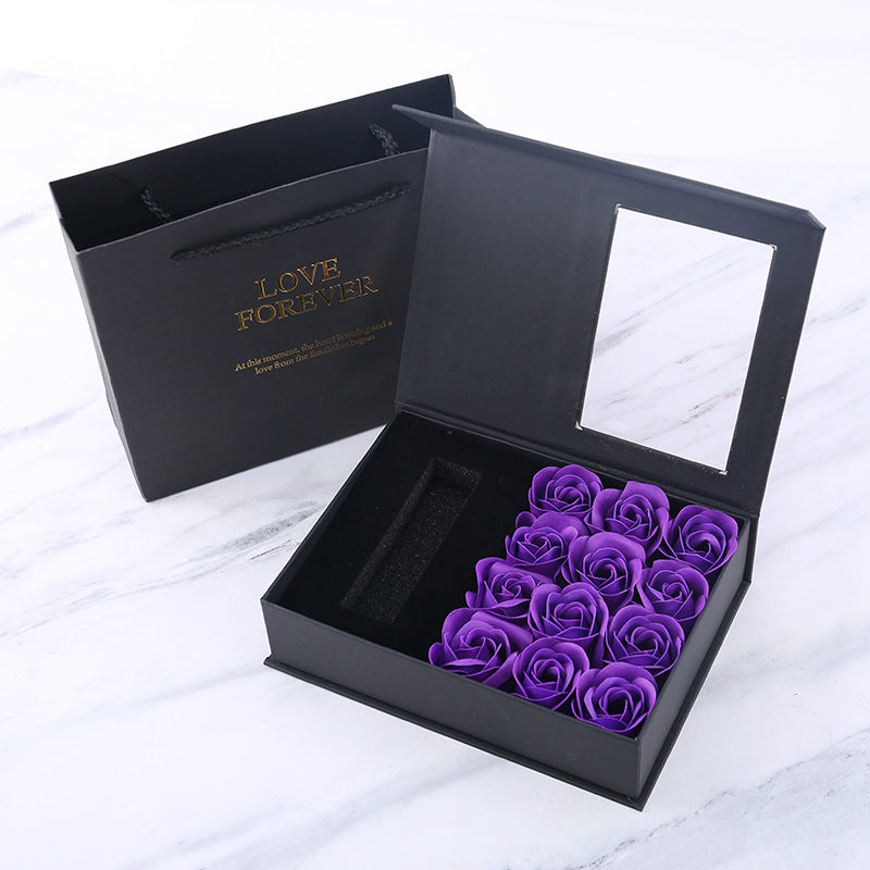Flip Top Soap Everlasting Rose Lipstick Gift Box