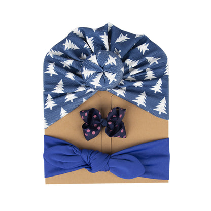 Cross-border Christmas Children's Hat Paper Card Set