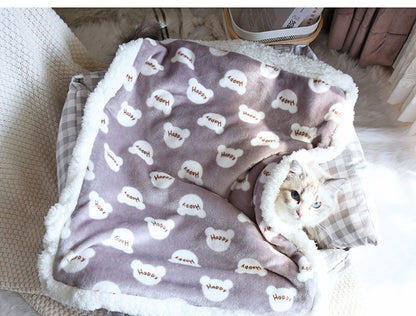 Winter Warm And Thick Flannel Pet