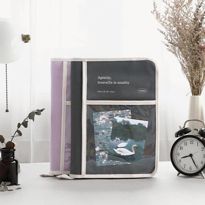 Portable Shockproof Simple Canvas Tablet Computer Bag