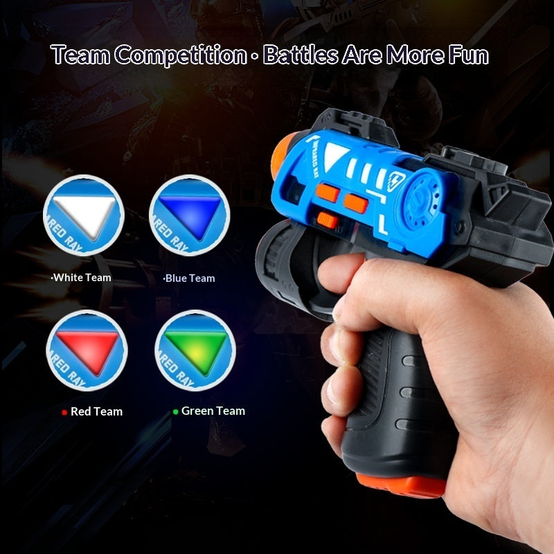 Children's Toy High-End Black Tech Flying Saucer Projection Game Gun Toy