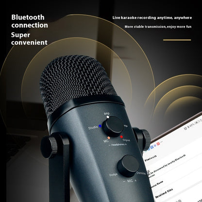 USB Capacitor Bluetooth Microphone Singing And Recording