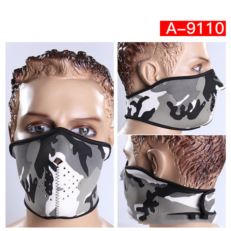 Cycling Skeleton Halloween Mask Mountaineering Ski