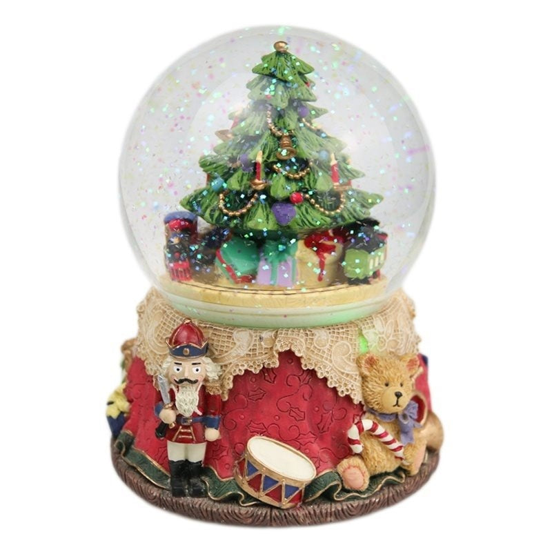 Snowflake Crystal Music Ball Rotating Music Box