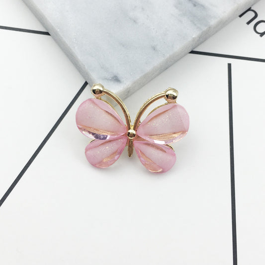 Diy Alloy Jewelry Accessories Crystal Butterfly Apple Mobile Phone Case