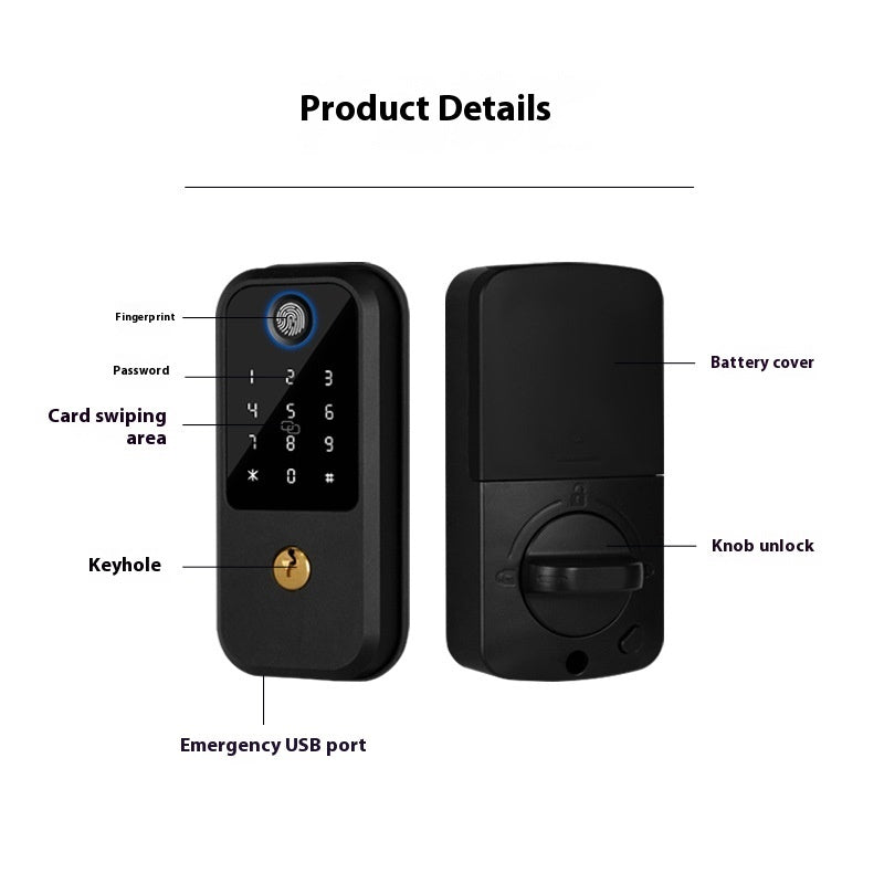 New Indoor Electronic Smart Door Lock