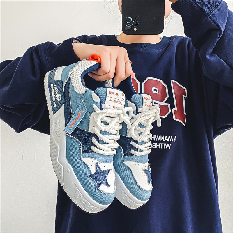 New cool urban Black  Breathable Casual Shoes five star shoes