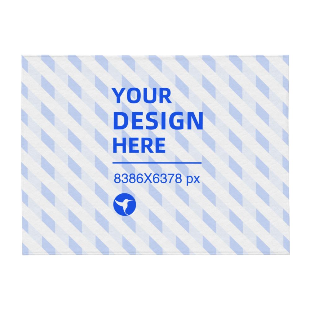 Create Your Own 80x60in Horizontal Skin-friendly Breathable Flannel Blanket