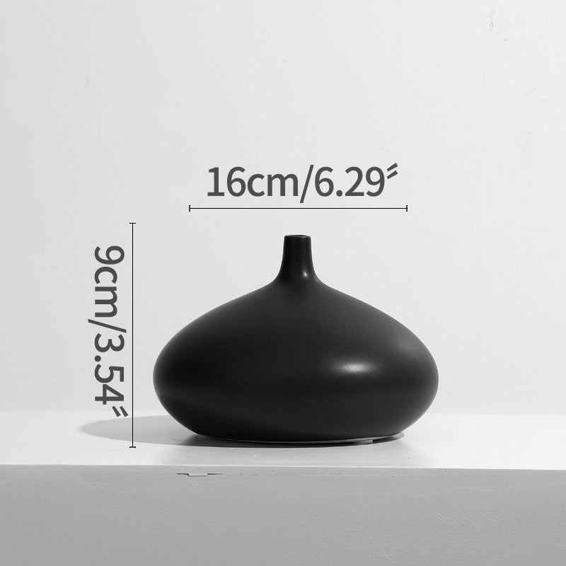 Modern Simple Ceramic Vase Decoration Arrangement Flower Dried Flowers