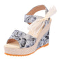 Sandals Women Wedge Heel Lace Lace High Heel Women Shoes - FLIPSTYLEZLLC
