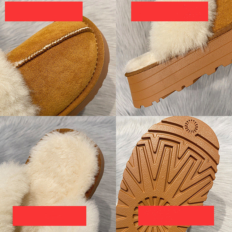 New Winter Thick Bottom Plush Snow Mop