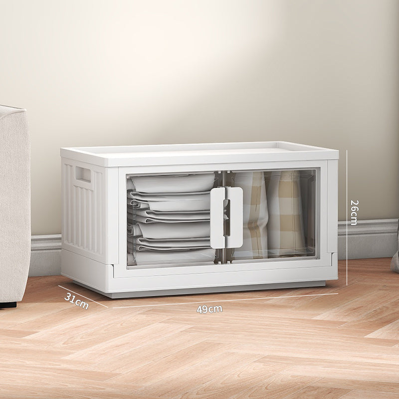 Folding Transparent Plastic Storage Box