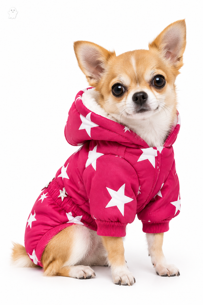 Chihuahua in rose star coat