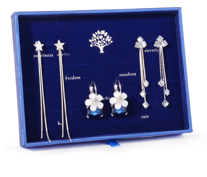 Female Earring Gift Box Tassel Trendy