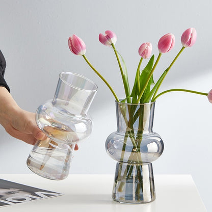 Wind Lantern Creative Glass Vase Decoration Living Room Vase Insertion