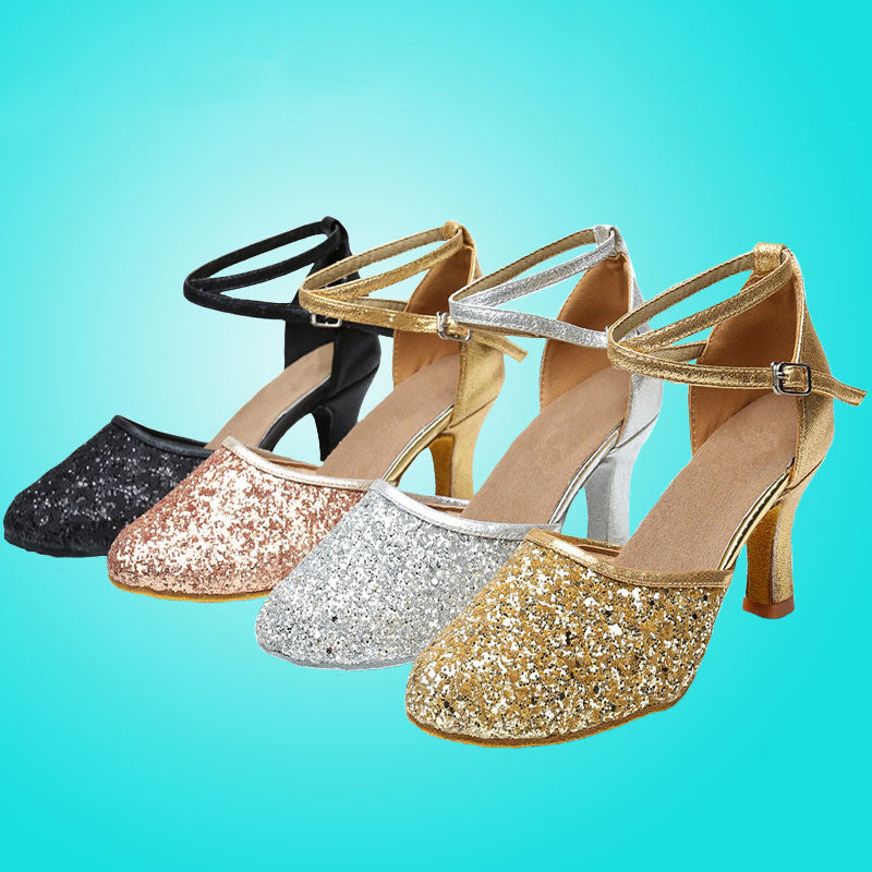 Women High Heeled Modern Latin Dance Shoes - FLIPSTYLEZLLC