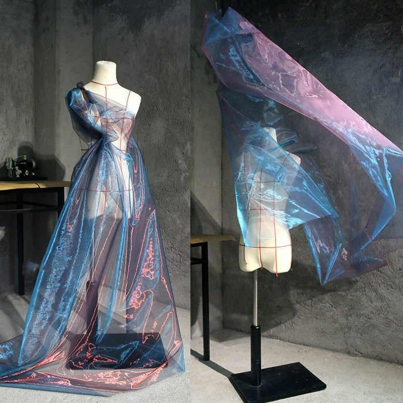 Dishun Organza Wedding Dress Clothing Fabric