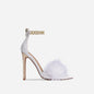 Women Solid Color Woolen One Line Zippered Shoes - FLIPSTYLEZLLC