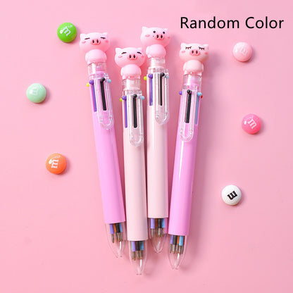 Cartoon Colored Push Action Ballpoint Pen
