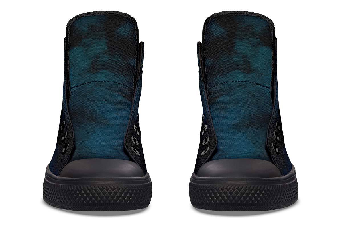 Printed Couple High-top Canvas Shoes