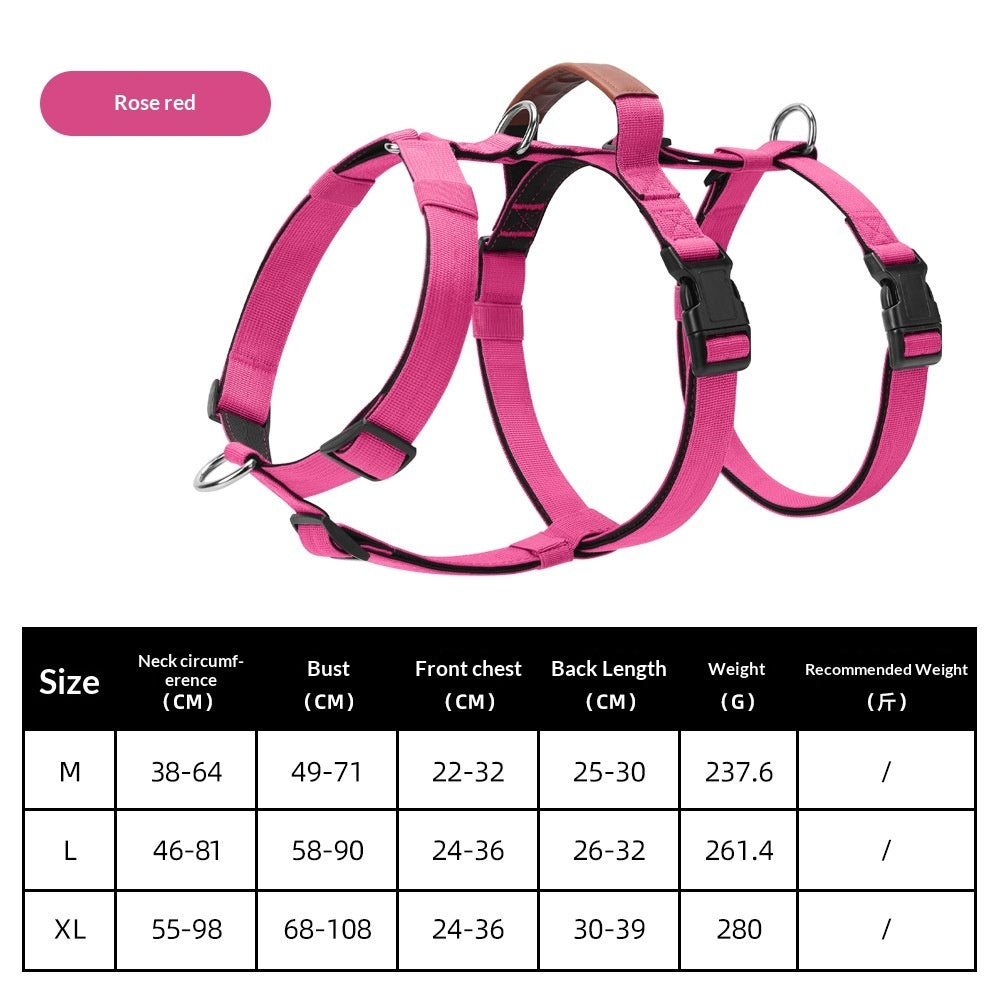 Dog Leash Anti-Pull Harness For Medium- To Large-Sized Dogs