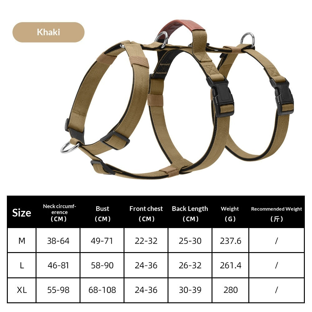 Dog Leash Anti-Pull Harness For Medium- To Large-Sized Dogs