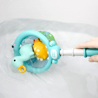 Bath Toy Dinosaur Fishing Fishing Toy Can Spray Water Pinch Called Fishing Net