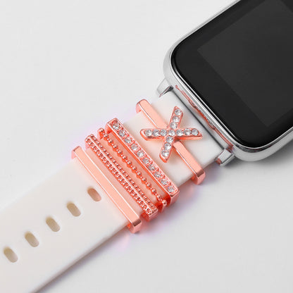 Rose Gold English Alphabet Buckle