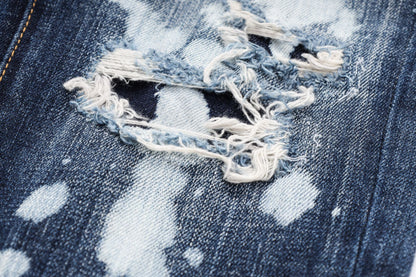 urban TEEN  Fashion Ripped Jeans STONE WASHED Pants