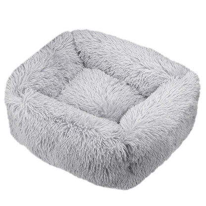 Winter Plush Pet Nest Square Mat