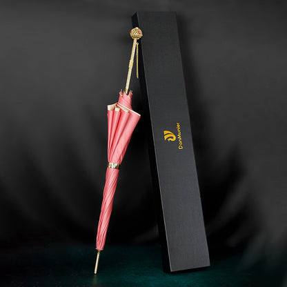 Linglong Ball Solid Color Design Art Craft Umbrella