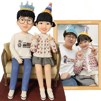 Customized Doll Birthday Boyfriend Husband's Anniversary Ornament