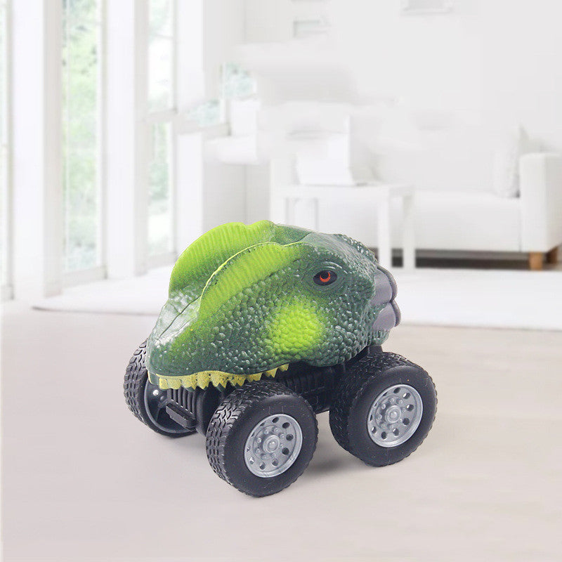 Simulation Dinosaur Model Mini Pull Back Car Inertia