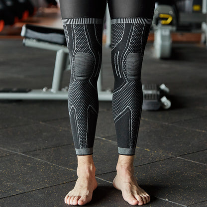 Knee Pad Men's Leggings Basketball Plus Long Sports Guard