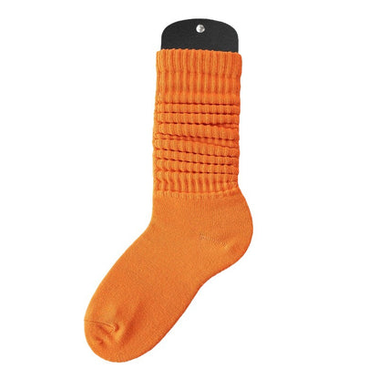 Lazy Bunching Socks European And American Extra Thick Fluffy Loop