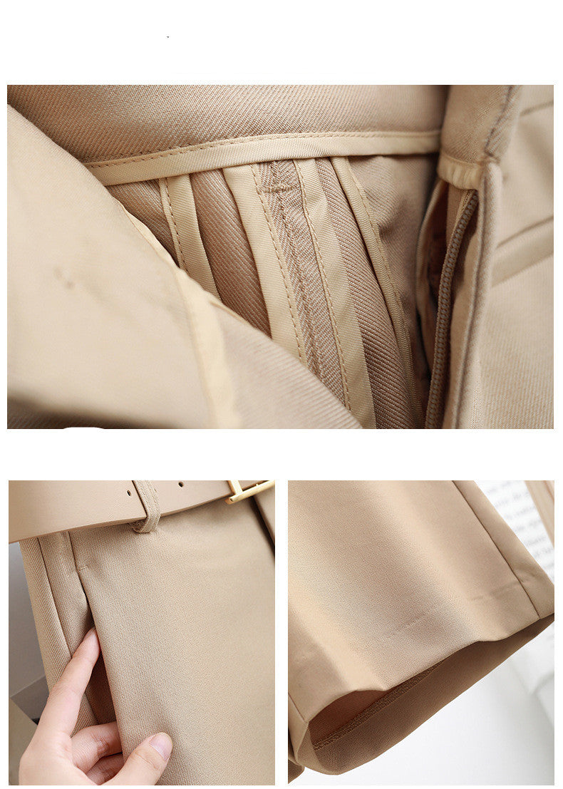 Women's High Waist Thin Plus Size Suit Shorts