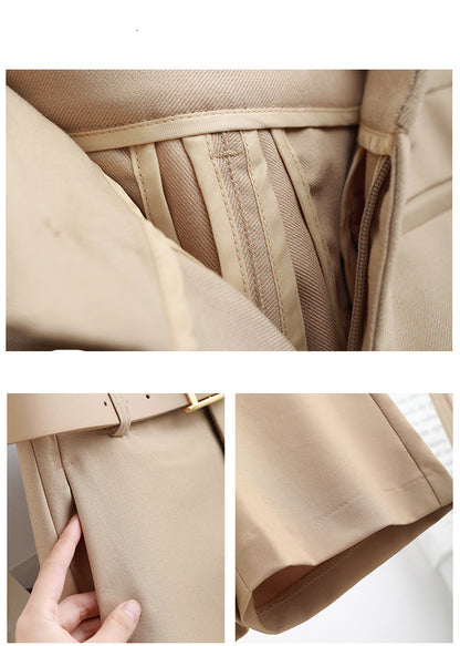 Women's High Waist Thin Plus Size Suit Shorts