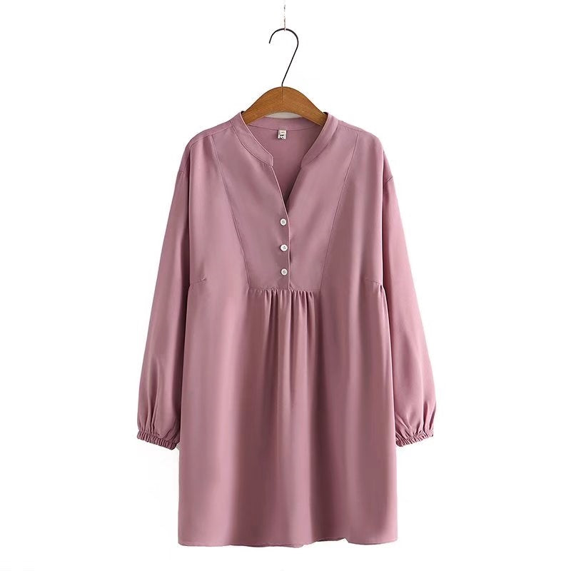 Fashionable Plus Size Women's Skirt Dress With Temperament