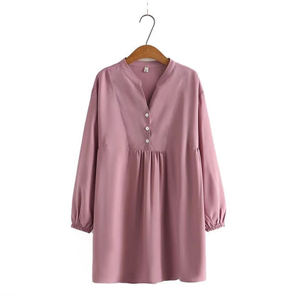 Fashionable Plus Size Women's Skirt Dress With Temperament