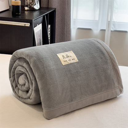 Thick Warm Single Coral Fleece Blanket Office Nap