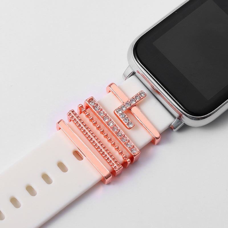 Rose Gold English Alphabet Buckle