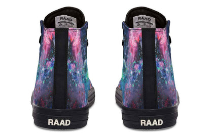 Printed Couple High Top Canvas Shoes