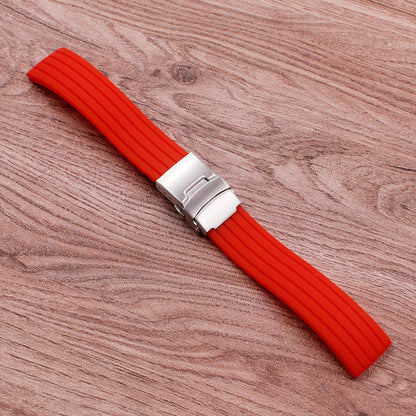 Stylish Car Tread Pattern Over A Rubber Strap