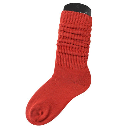 Lazy Bunching Socks European And American Extra Thick Fluffy Loop