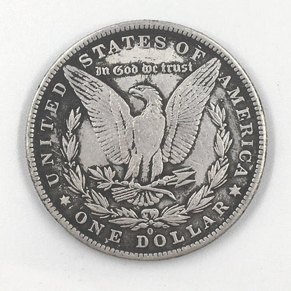 Deep Relief American Insect Skull Silver Dollar