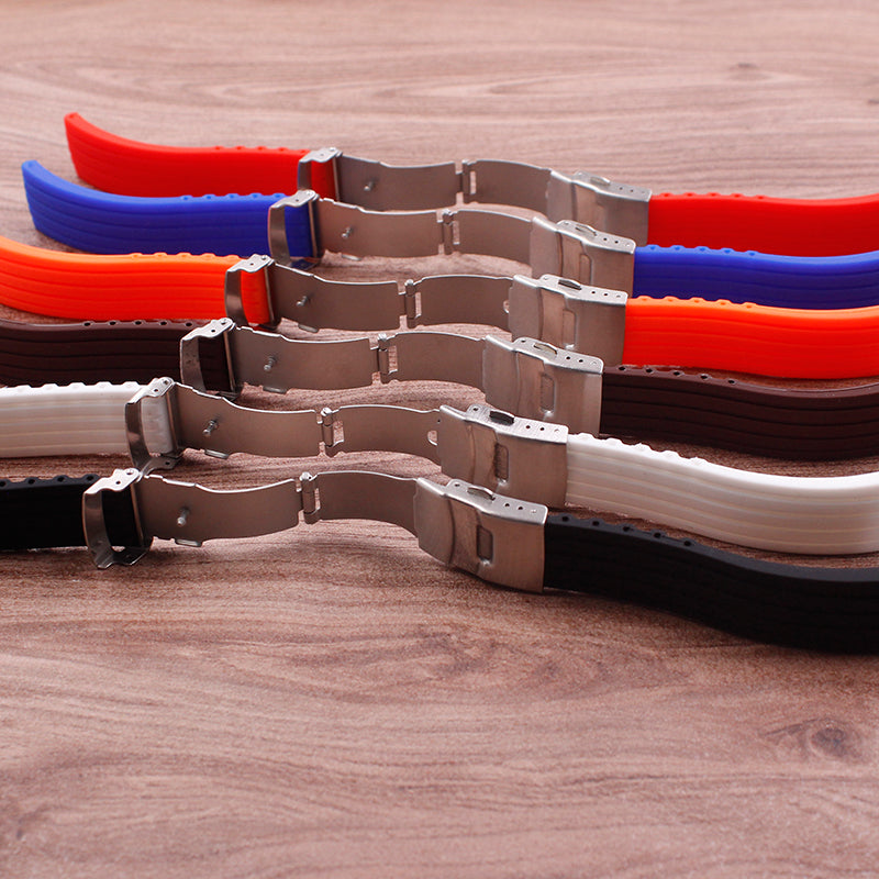 Stylish Car Tread Pattern Over A Rubber Strap