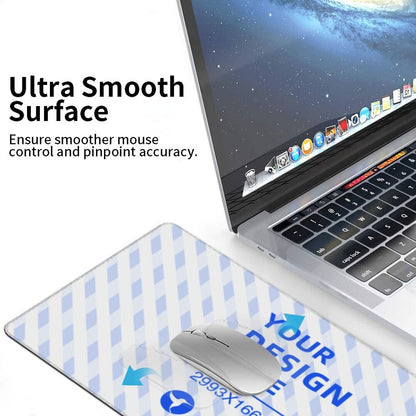 Create your own 16x29.5in Horizontal Oversized Anti-Slip Rubber Keyboard Pad